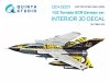 Quinta Studio QD+32231 Tornado ECR German 3D-Printed & coloured Interior on decal paper (Italeri) (with 3D-printed resin parts) 1/32